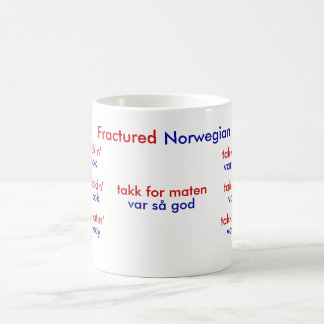 Tasse de café norvégienne rompue