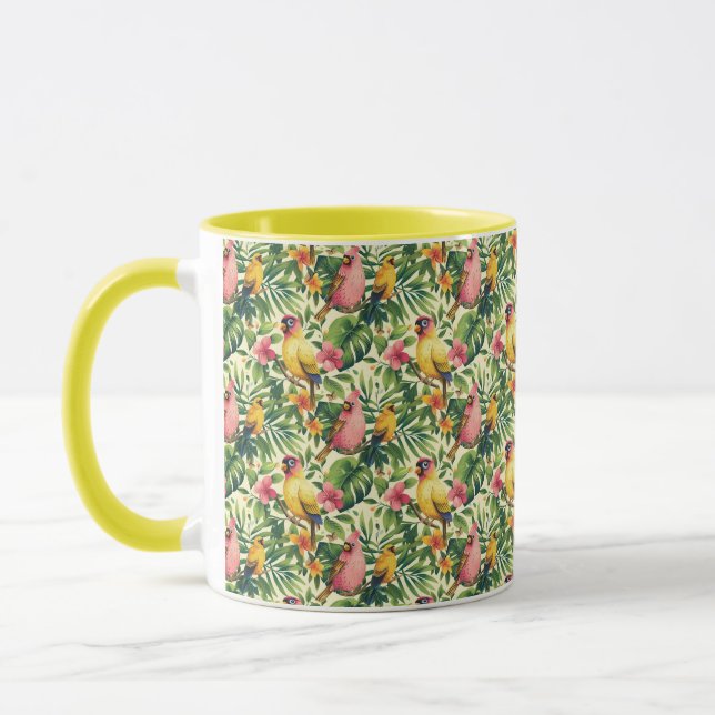 Tasse de café Oiseaux Tropicaux (Gauche)