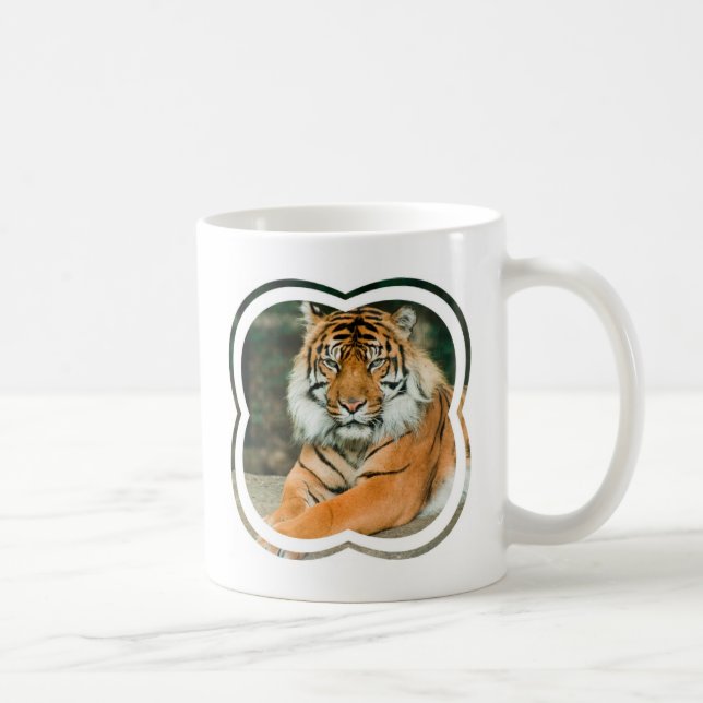 Tasse de café orange de tigre (Droite)
