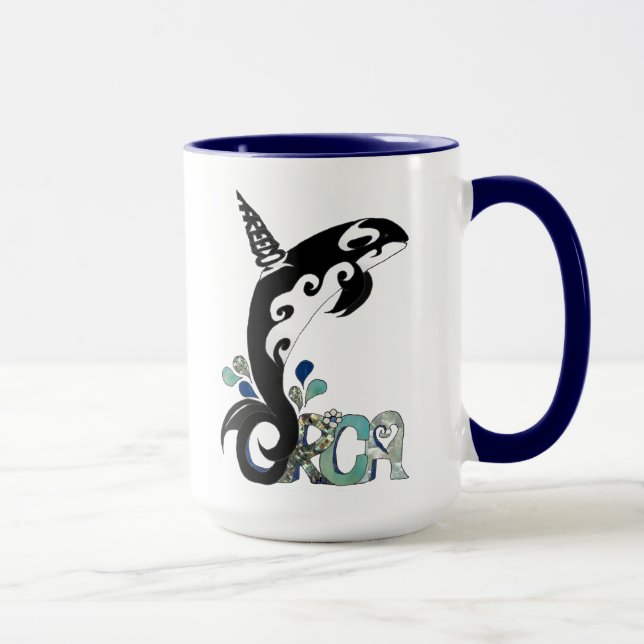 Tasse de café Orca Freedom Art (Droite)