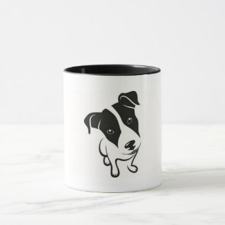 Tasse de café orientée de Jack Russell