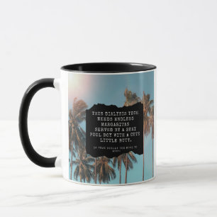 Tasse de café orientée de technicien de dialyse 