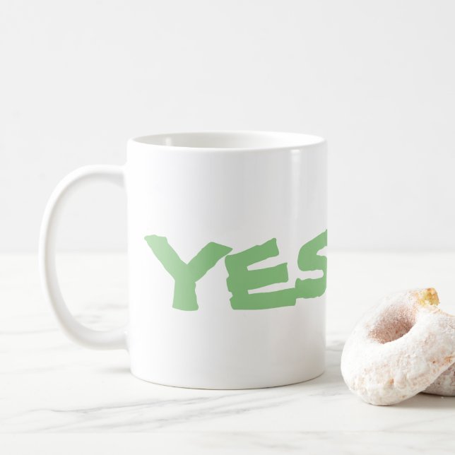 Tasse de café oui/non (Avec donut)