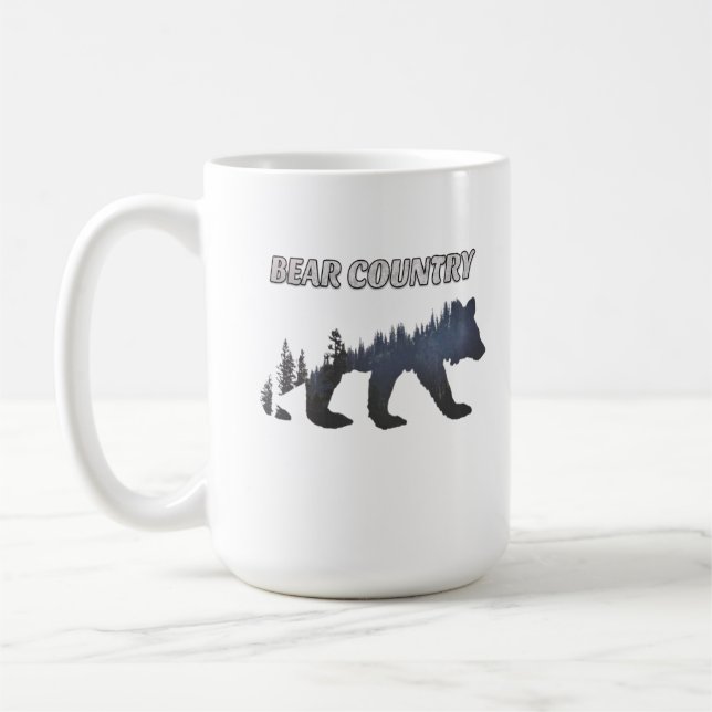 Tasse de café Ours Grizzly (Gauche)