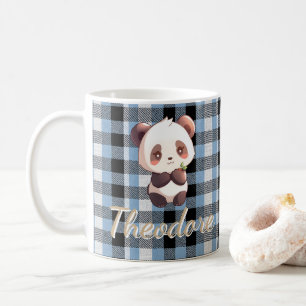 Tasse de café Panda, Tasse personnalisée avec nom