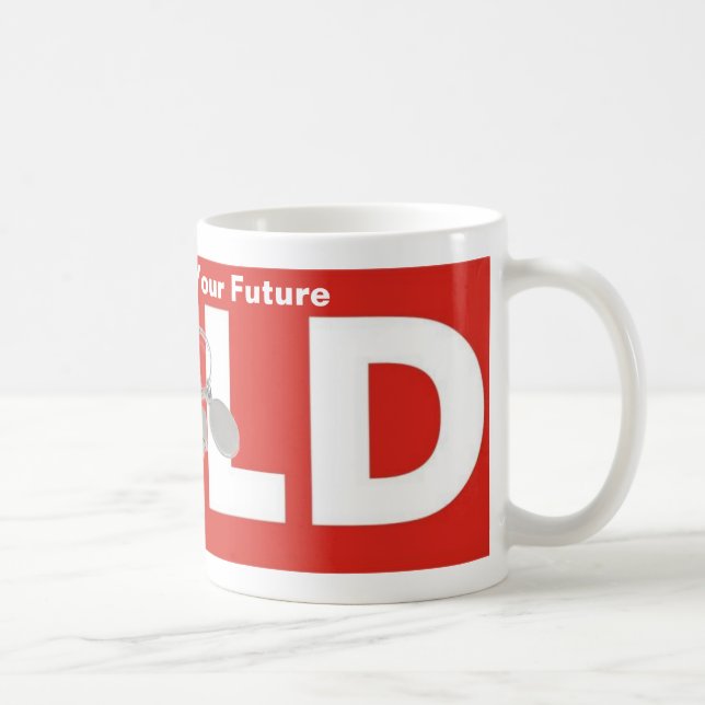 Tasse de café Panneau vendu par un agent immobilie (Droite)