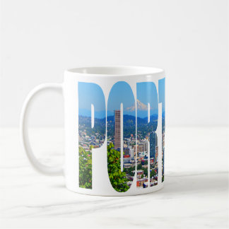 Tasse de café panoramique d'horizon de Portland