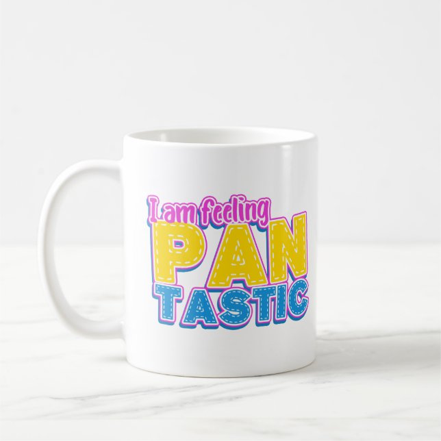 Tasse de café Pansexual de Casserole-tastic drôle (Gauche)