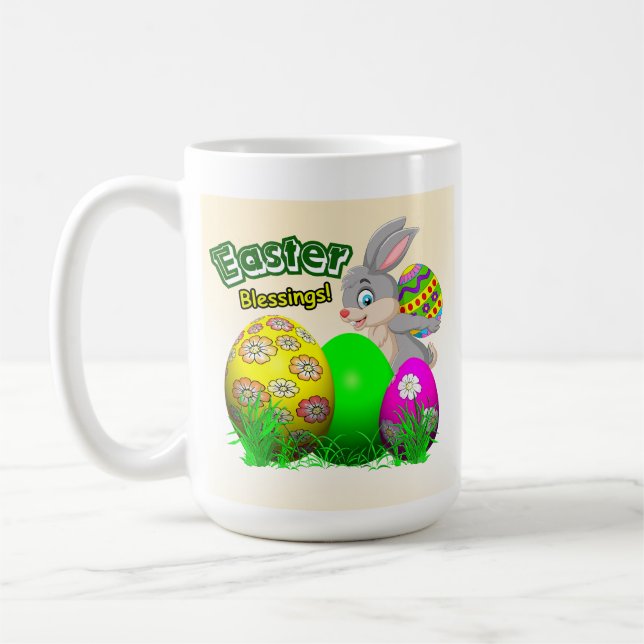 Tasse de café Pâques Bénédictions (Gauche)