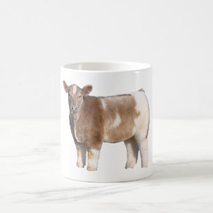 Tasse de café pelucheuse de vache