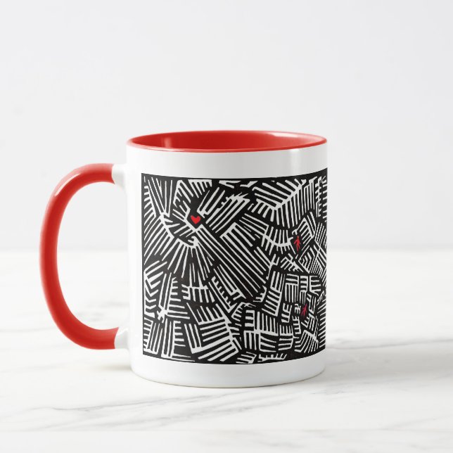 Tasse de café perdue d'amour (Gauche)