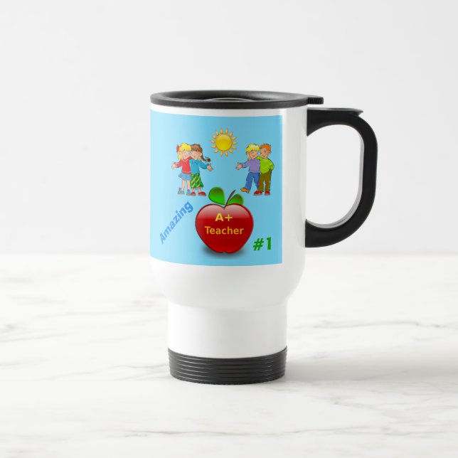 Tasse de café personnalisable de professeur (Droite)