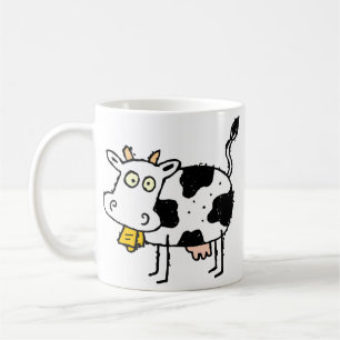 Tasse de café personnalisable d'enfants de vache