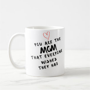 Tasse de café personnalisable noir et blanc pour l