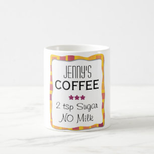 Tasse de café personnalisée