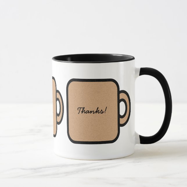 Tasse de café personnalisée (Droite)