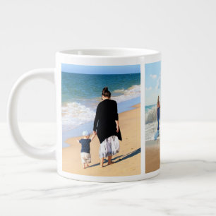 Tasse de café personnalisée avec collage de photos