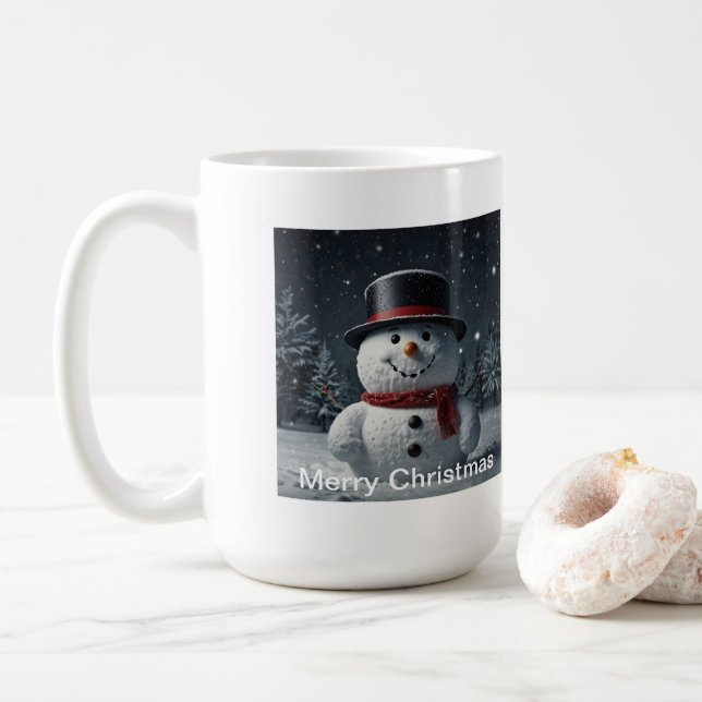 Tasse de café personnalisée avec design moderne (Avec donut)