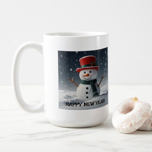 Tasse de café personnalisée avec design moderne (Avec donut)