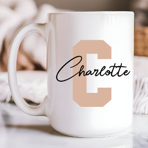 Tasse de café personnalisée avec nom, cadeau minim