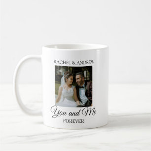 Tasse de café personnalisée avec photo de mariage 