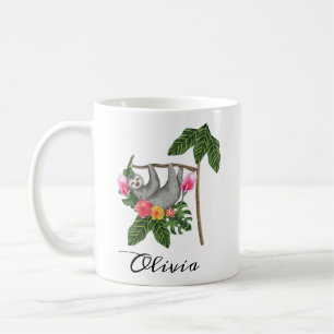 Tasse de café personnalisée de paresseux Cadeaux d