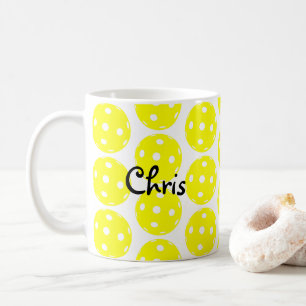 Tasse de café personnalisée de Pickleball