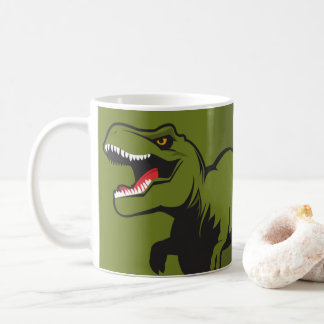Tasse de café personnalisée de T-Rex