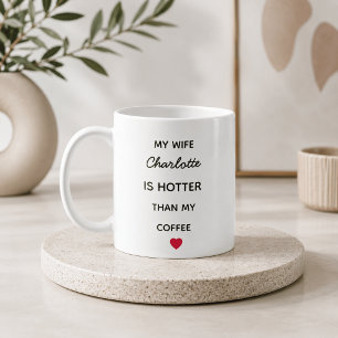 Tasse de café personnalisée pour femme moderne