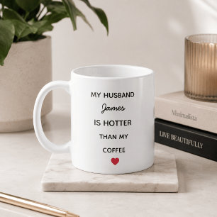 Tasse de café personnalisée pour mari moderne