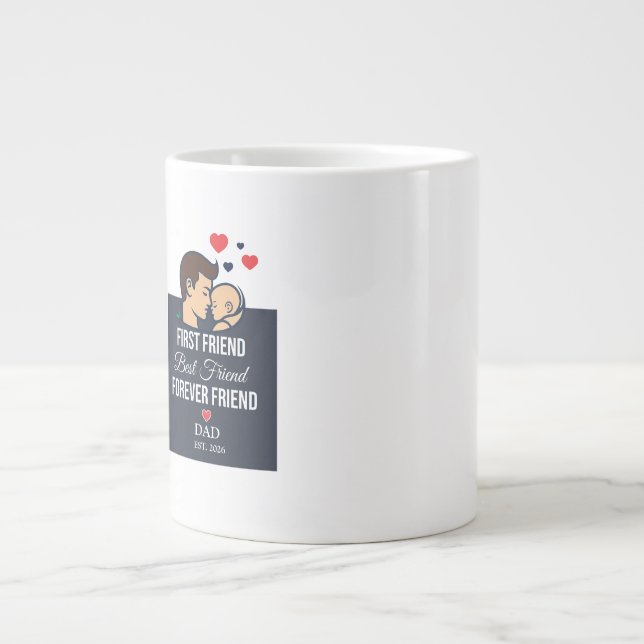 Tasse de café personnalisée pour papa (Devant)