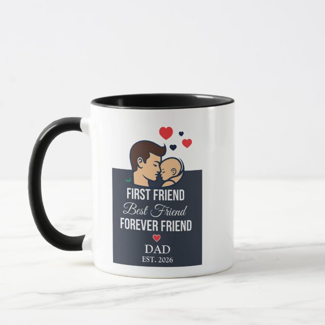 Tasse de café personnalisée pour papa (Gauche)
