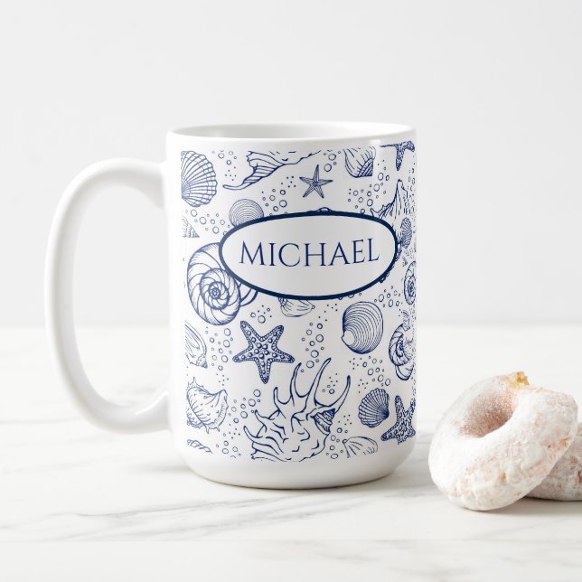 Tasse de café personnalisée sur le thème des coqui (Avec donut)
