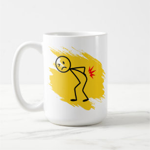 Tasse de café personnalisée sur l'humour de la dou
