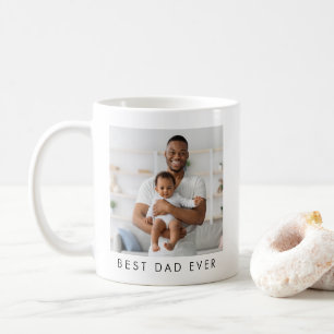 Tasse de café photo Meilleur Papa Actuel 2