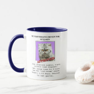 Tasse de café photo personnalisée avec évaluation