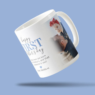 Tasse de café photo pour la 1ère fête des pères
