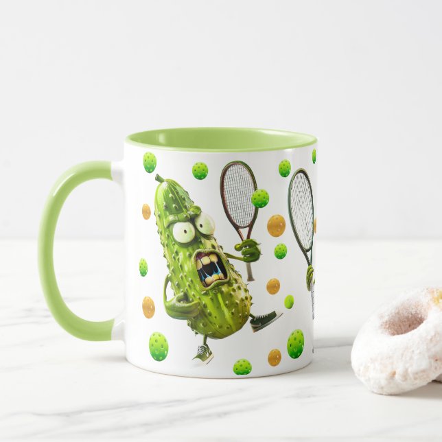 Tasse de café Pickleball Pickles (Avec donut)
