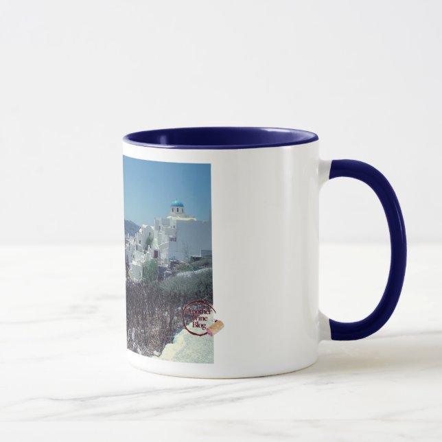 Tasse de café pittoresque de Santorini (Droite)