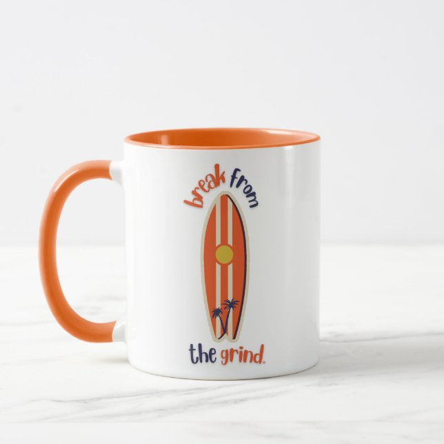 Tasse de café Planche de Surf (Gauche)