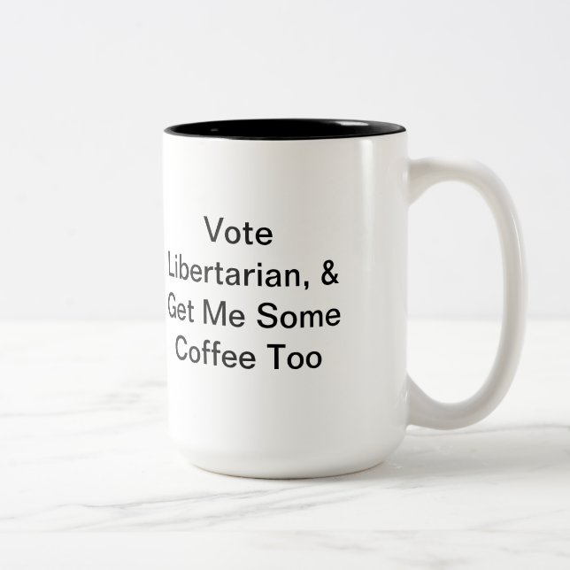 Tasse de café politique libertaire (Droit)