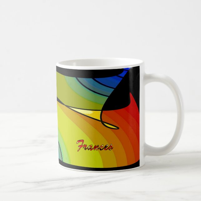 Tasse de café polychrome de Frances (Droite)