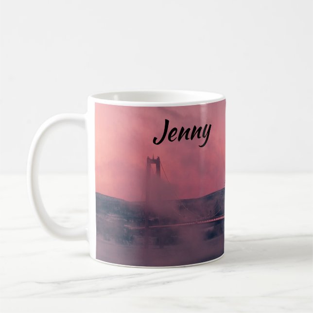 Tasse de café Pont Golden Gate de San Francisco (Gauche)