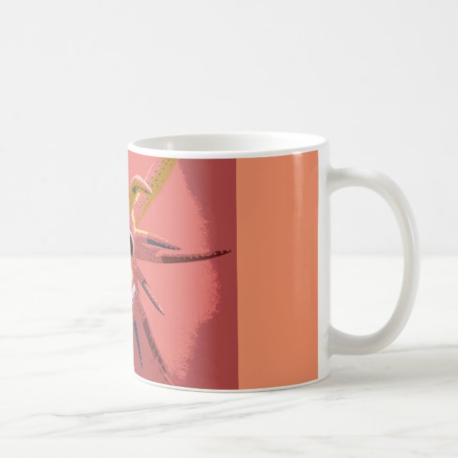 Tasse de café portoricaine de masque de vejigante (Droite)