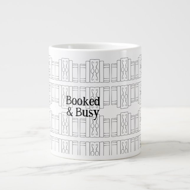 Tasse de café pour amateur de livres (Devant)