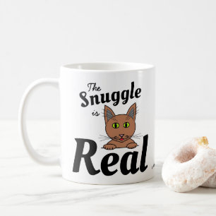 Tasse de café pour amoureux de chats mignons The S