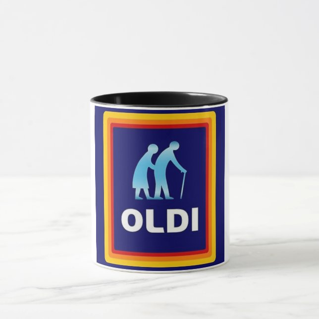 Tasse de café pour anniversaire Oldi (Centre)