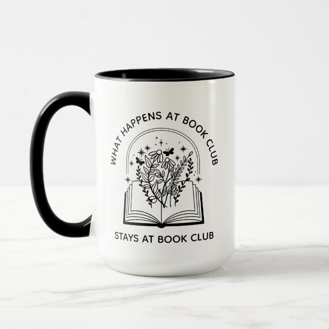Tasse de café pour Club de Lecture, Cadeau pour Cl (Gauche)