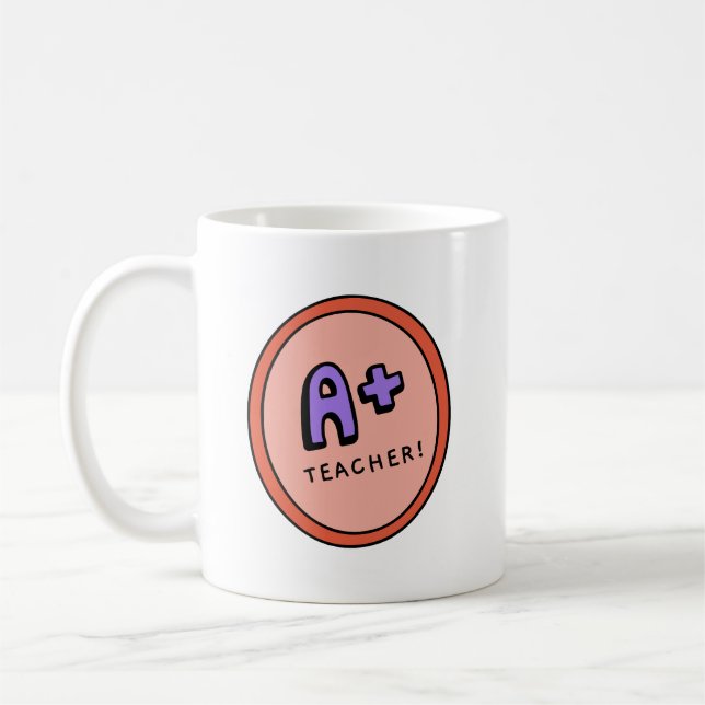 Tasse de café pour enseignant drôle | enseigner am (Gauche)