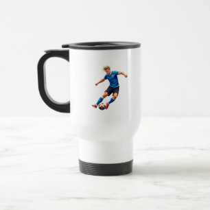 Tasse de café pour fan de football élégant